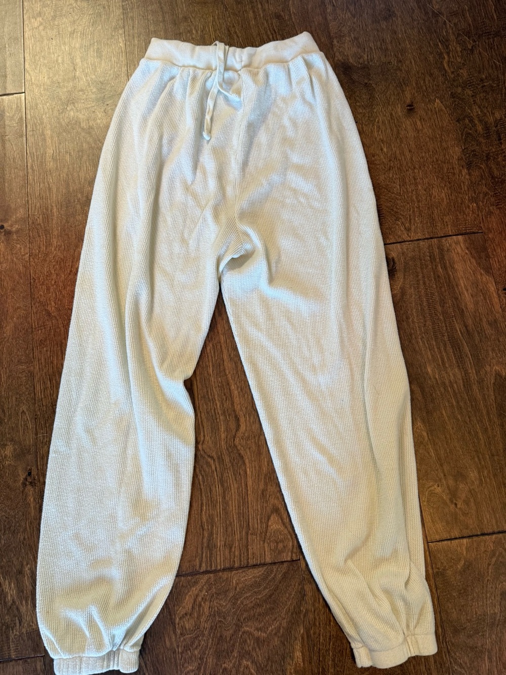 Skims  White Knit lounge  Pants